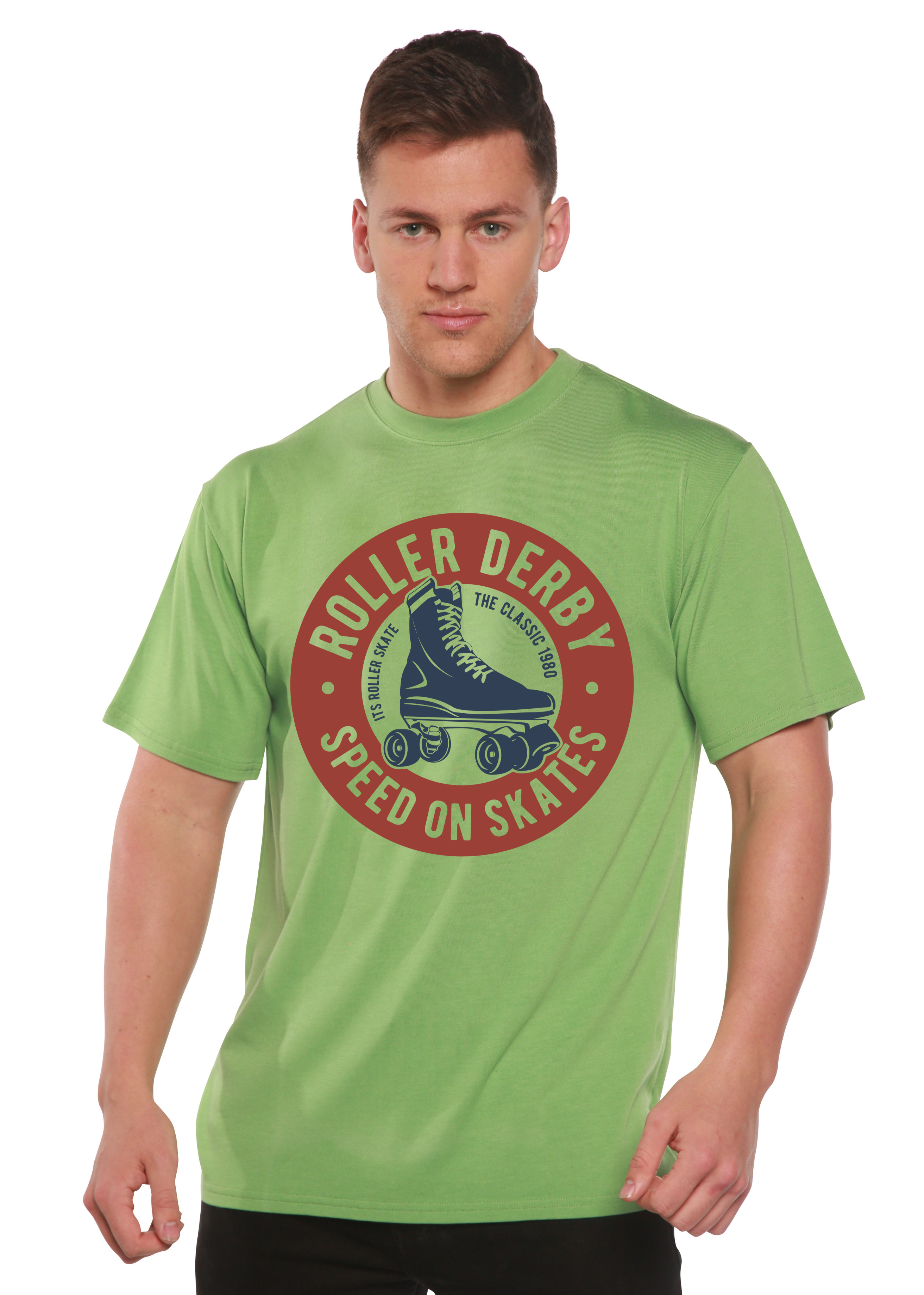 Roller Derby Spun Bamboo® Men's Bamboo Viscose/Organic Cotton Short Sleeve Graphic T-Shirt